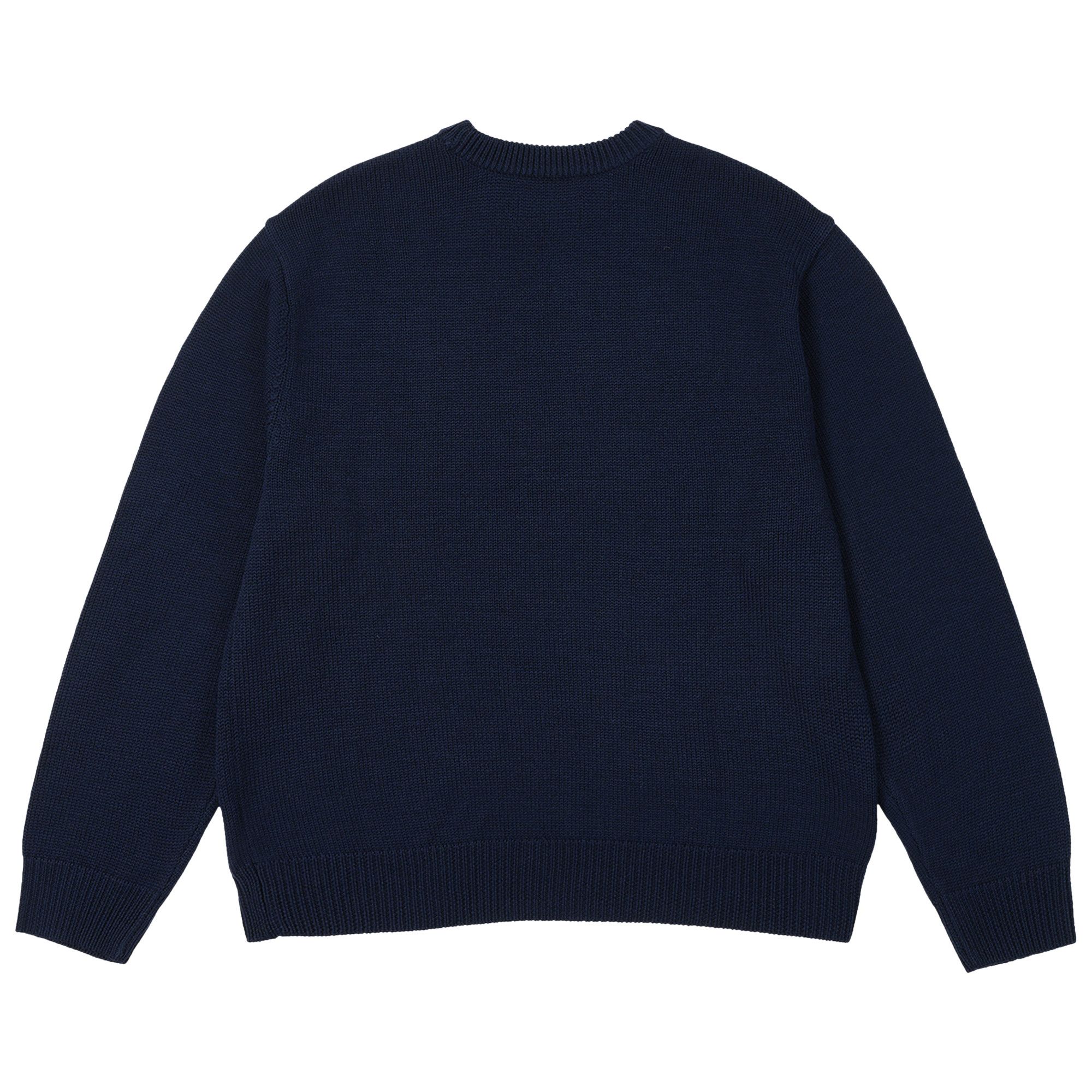 Buy Palace x Thrasher Knit 'Navy' - P25THKW003 | GOAT