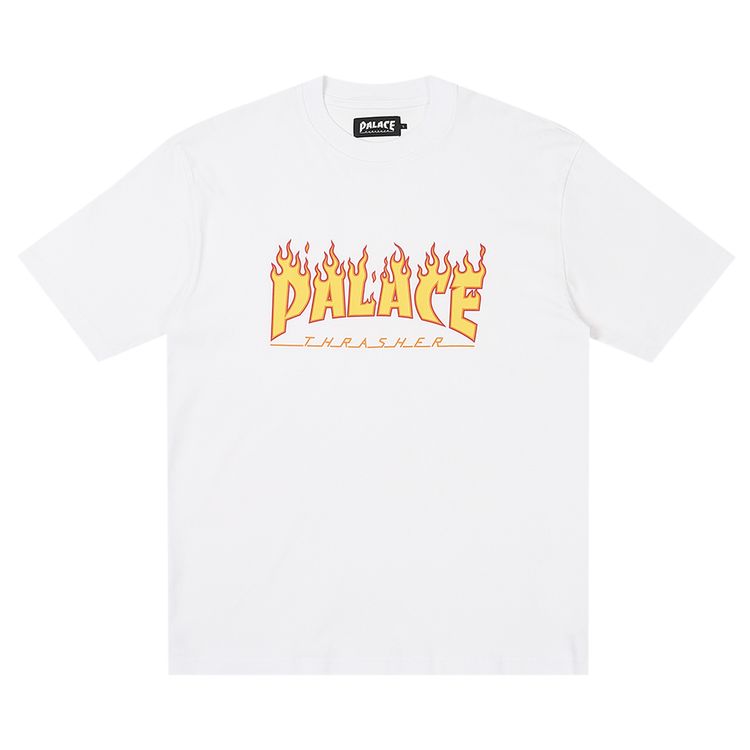 Palace x Thrasher T Shirt White