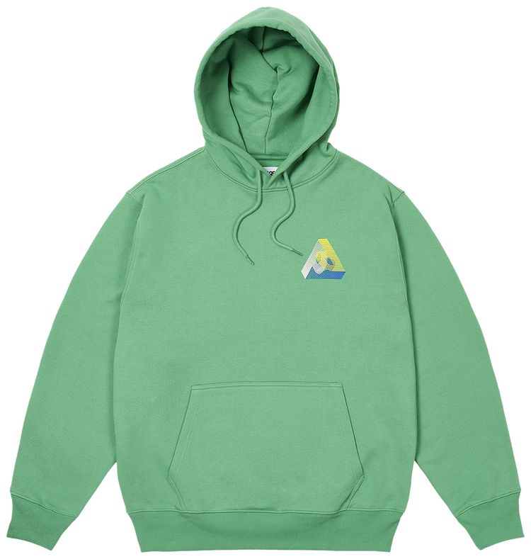 Palace 3P Fade Hood Sweet Pea Green