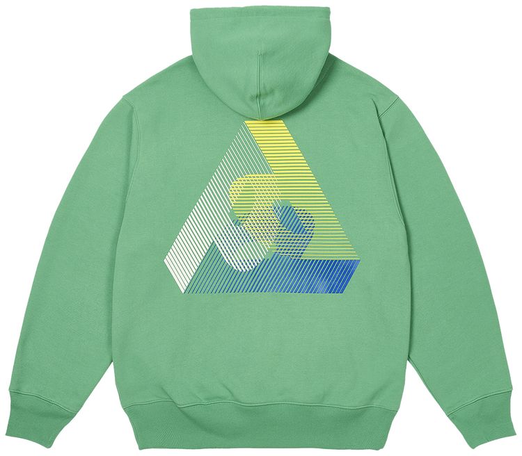 Palace 3P Fade Hood Sweet Pea Green