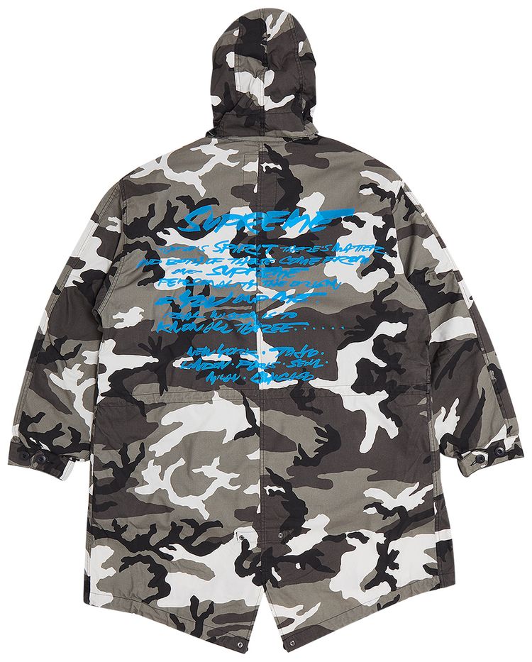 Supreme Futura Fishtail Parka Snow Camo