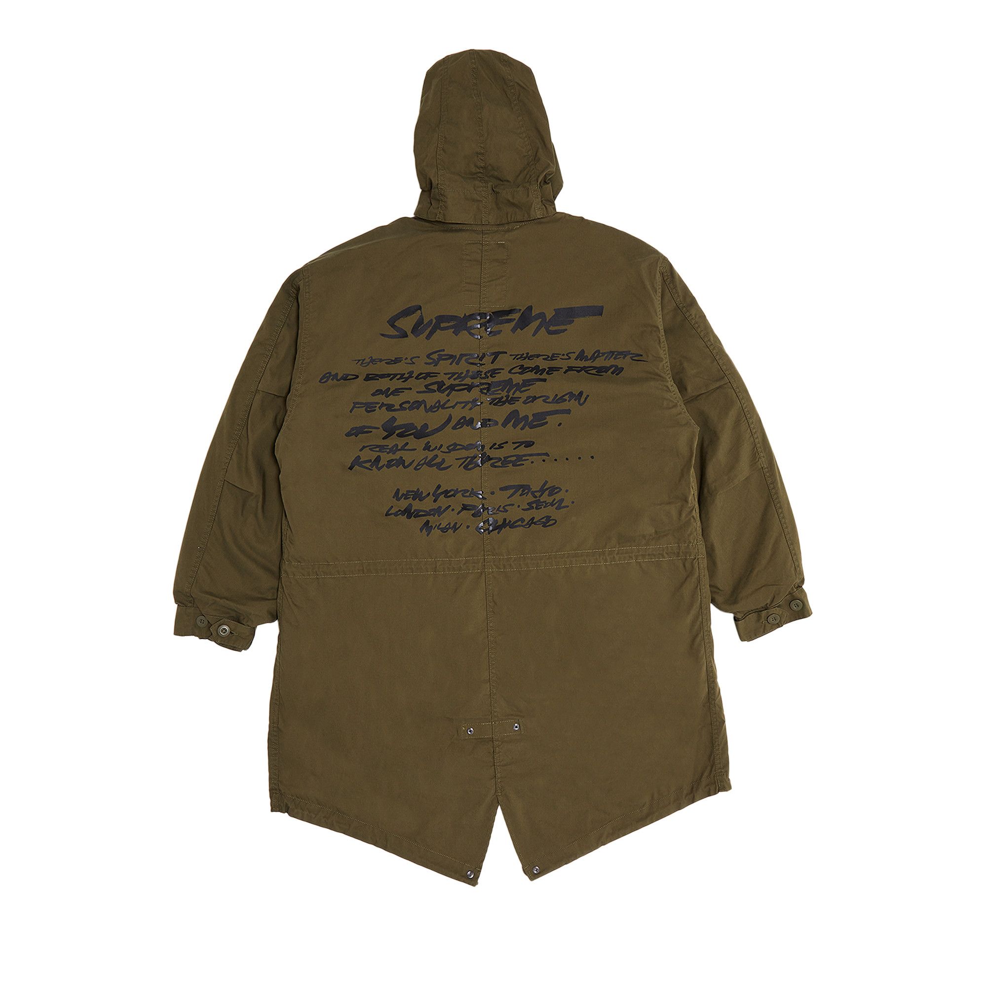 ジャケット・アウター Supreme 24ss futura fishtail parka olive Buy Supreme Futura Fishtail Parka 'Olive' - SS24J57 OLIVE | GOAT