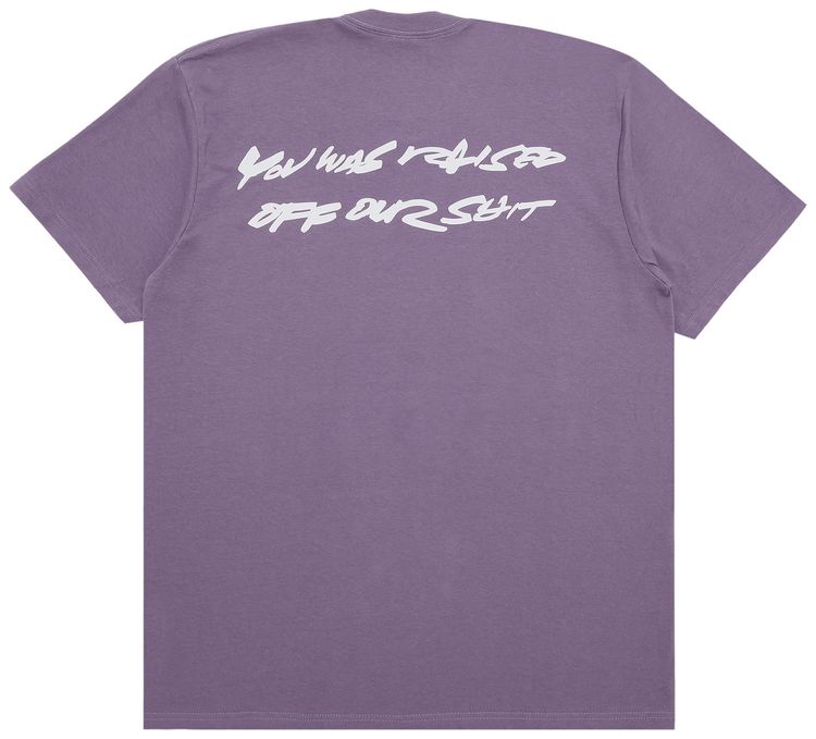 Supreme Futura Box Logo Tee Dusty Purple