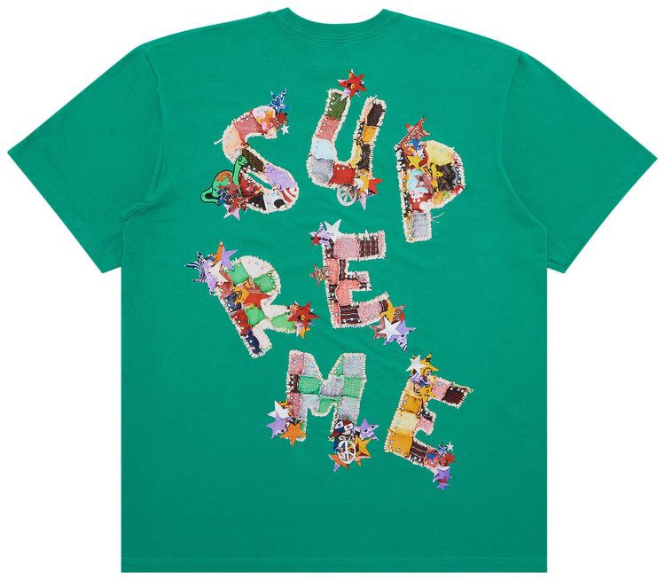 Supreme Patchwork Tee Green