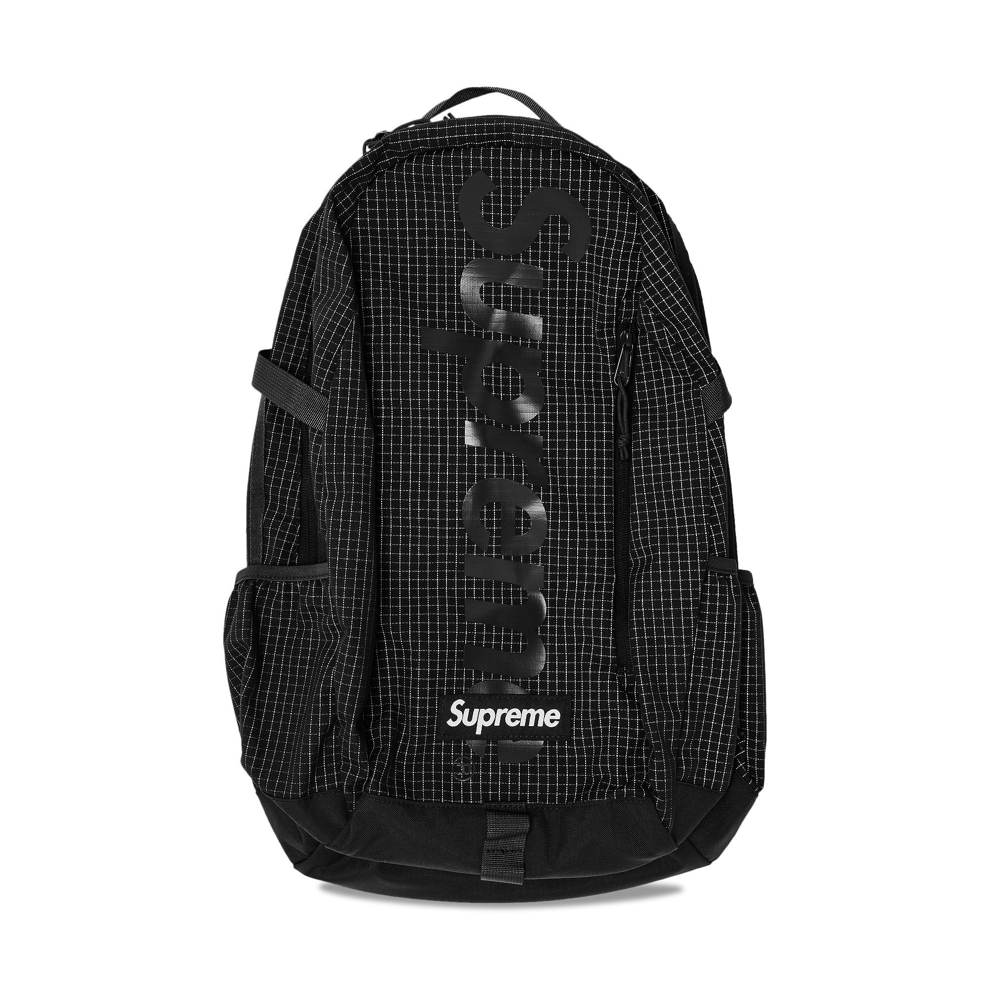 Supreme backpack black and white discount