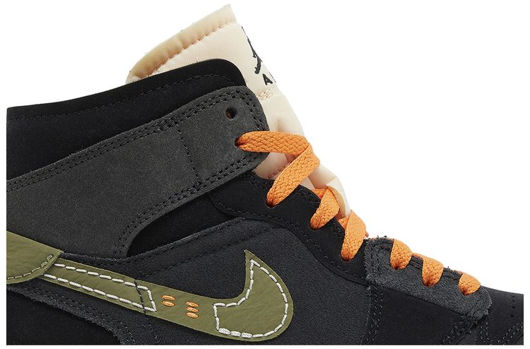 Air Jordan 1 Mid SE Craft Anthracite Light Olive
