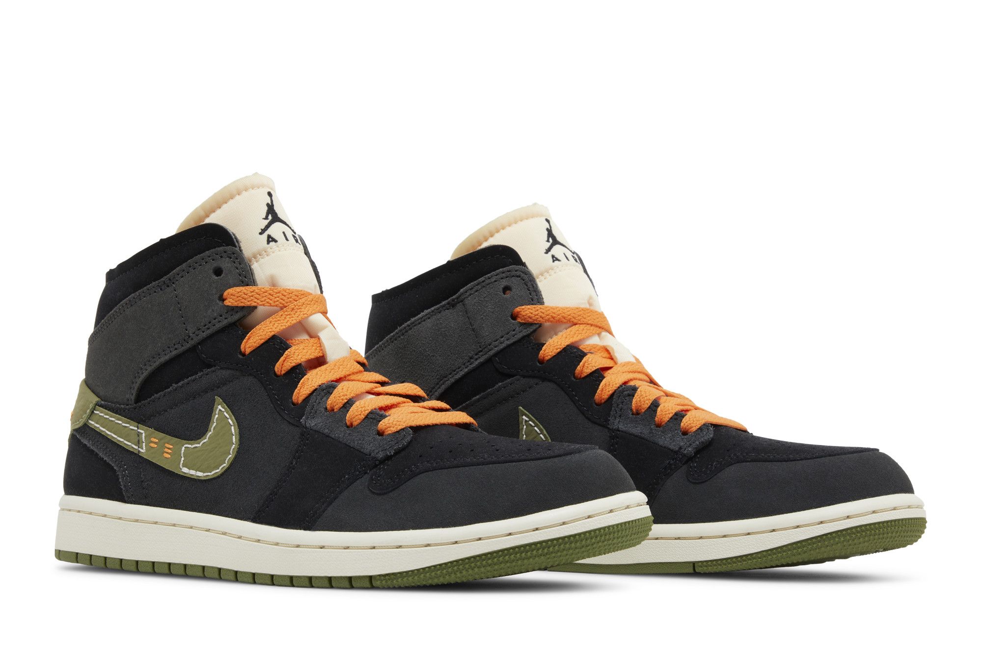 =Olive=ページ Buy Air Jordan 1 Mid SE Craft 'Anthracite Light Olive