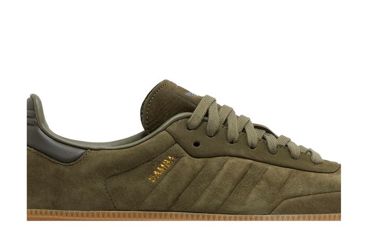 adidas gazelle silver green womens Adidas Samba ADV - White/Hunter Green/Gum main image 1