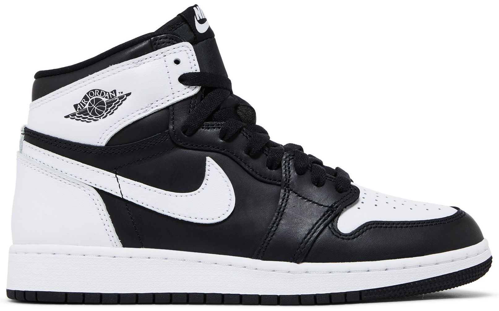air jordan 1 black white high
