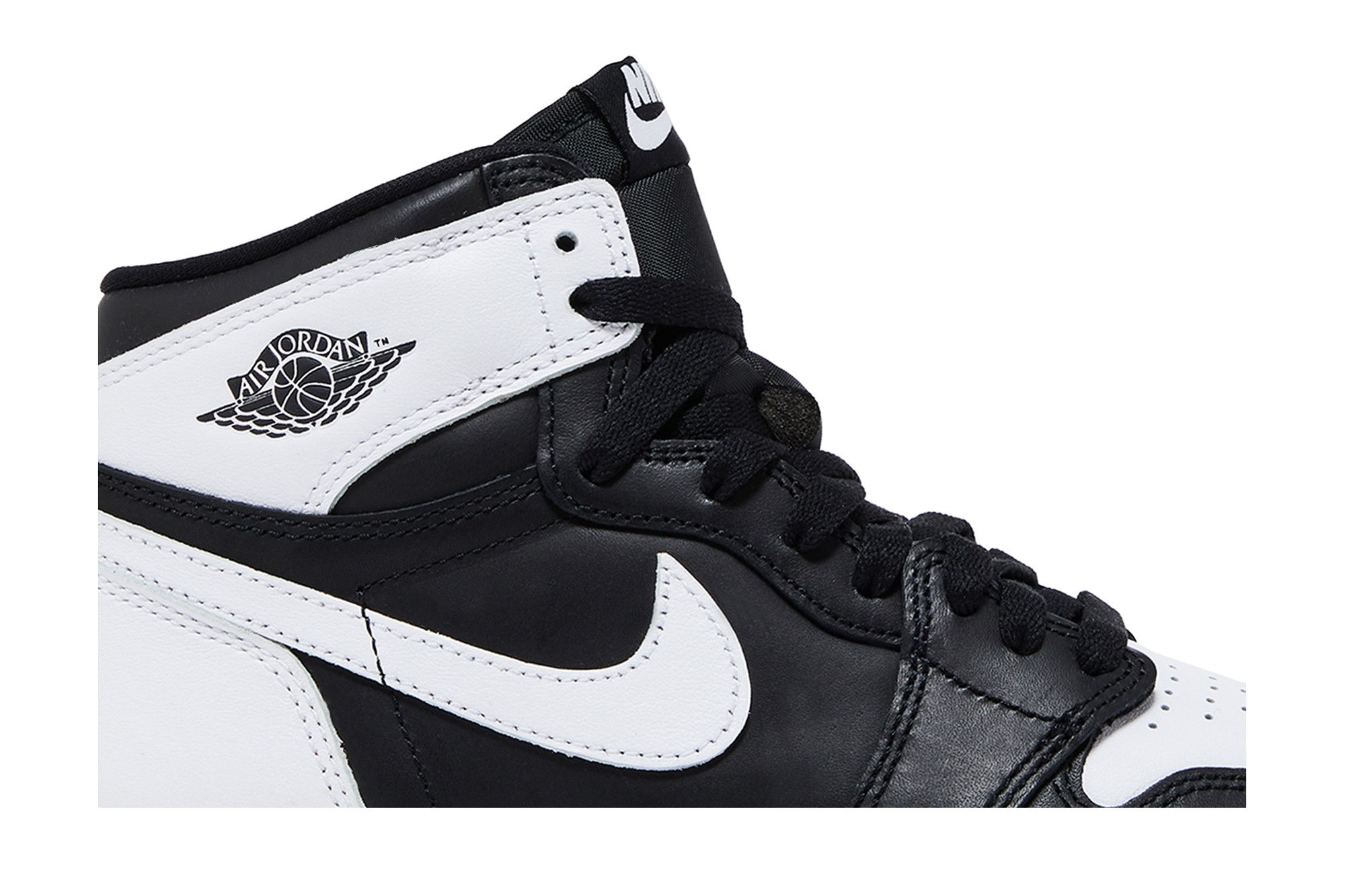 Jordan 1 retro black white hot sale