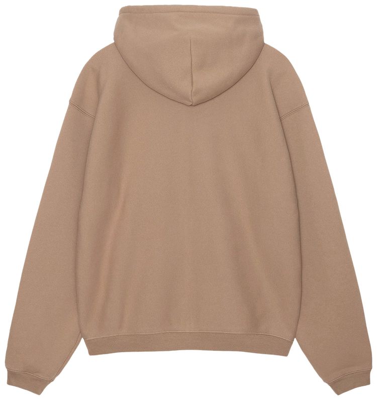 Stussy Sport Zip Hoodie Tan