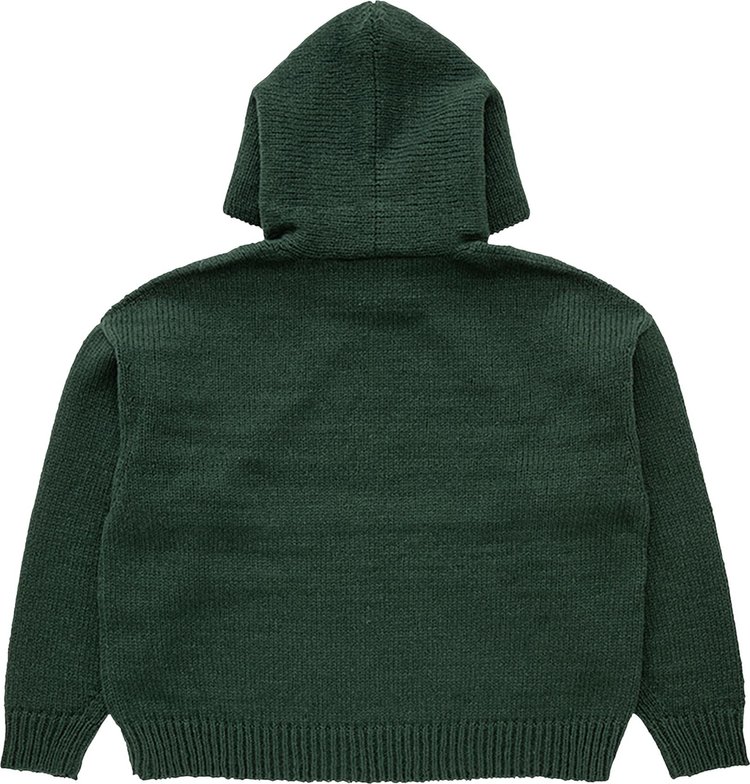 Visvim Amplus SB Knit Hoodie Green