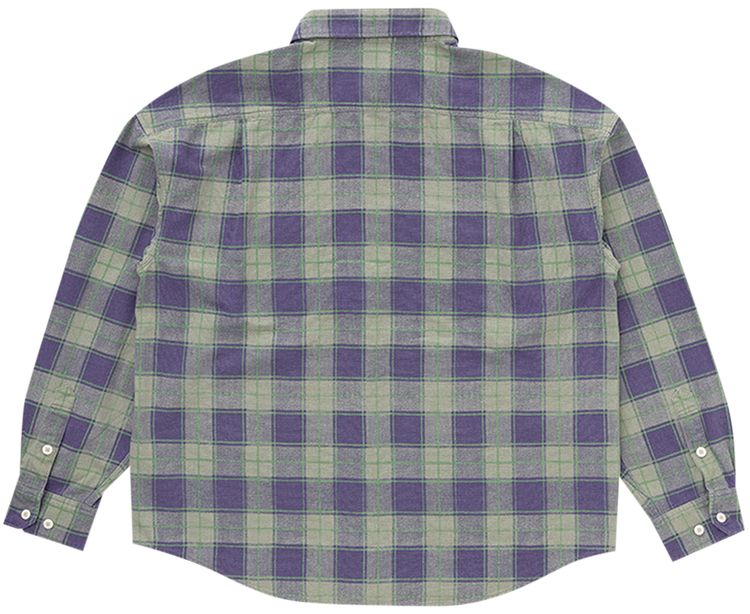 Visvim Pioneer Khadi Check Shirt Green