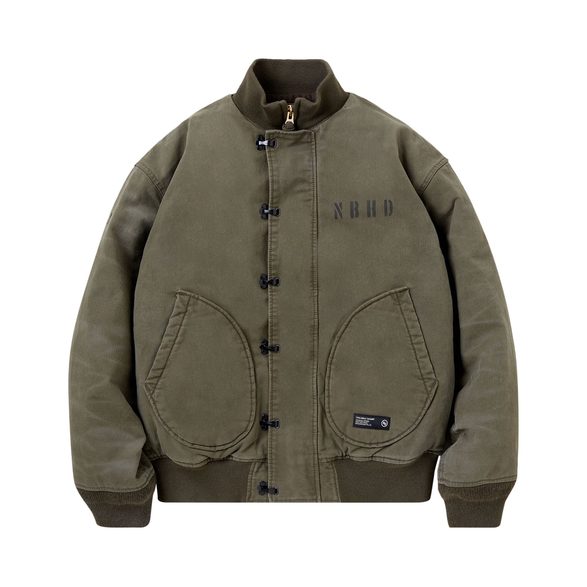 Buy Neighborhood Deck Jacket 'Olive Drab' - 232YTNH JKM01 OLIV | GOAT