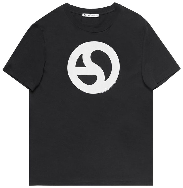 Acne Studios Printed T Shirt BlackEcru