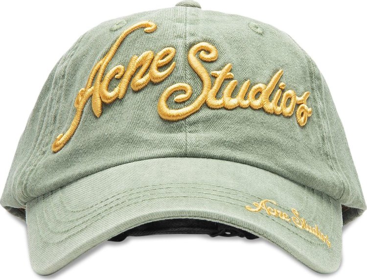 Acne Studios Logo Cap 'Sage Green'