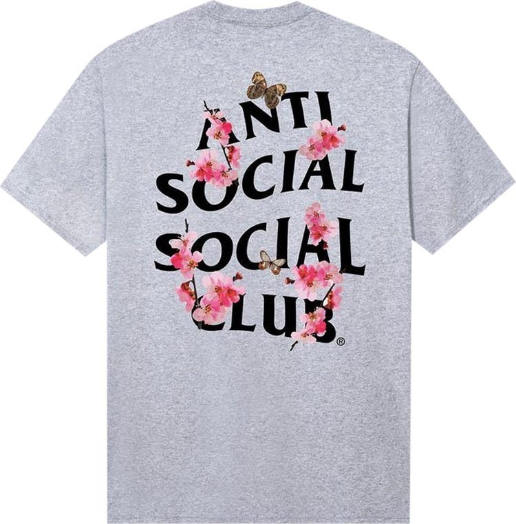 Anti Social Social Club Kkoch Tee Heather Grey