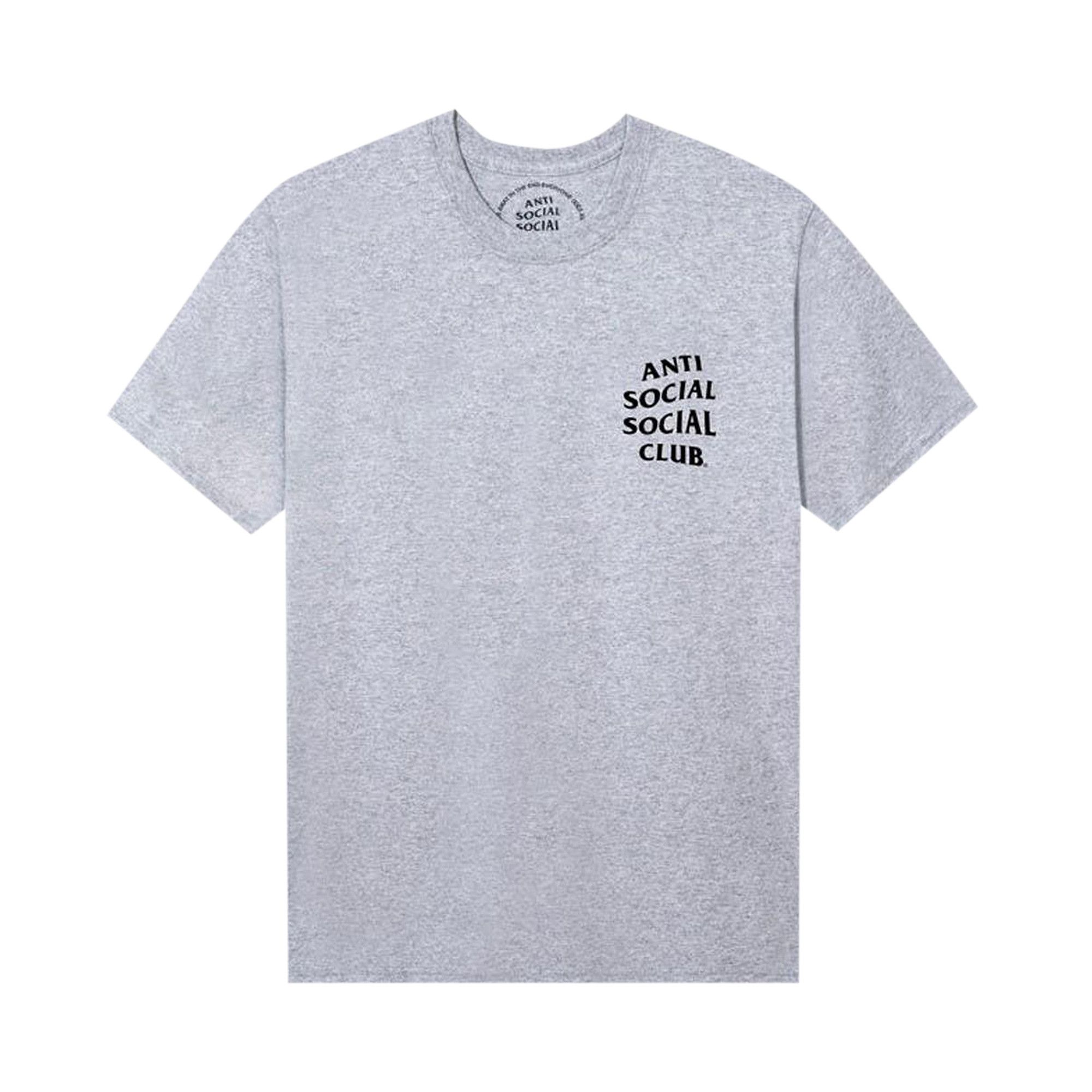 Size xl Anti Social Social Club Kkoch Tee Heather Grey