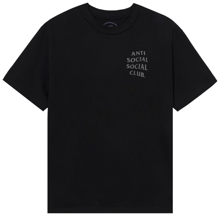 Anti Social Social Club Same But Different Premium Heavyweight Tee Black