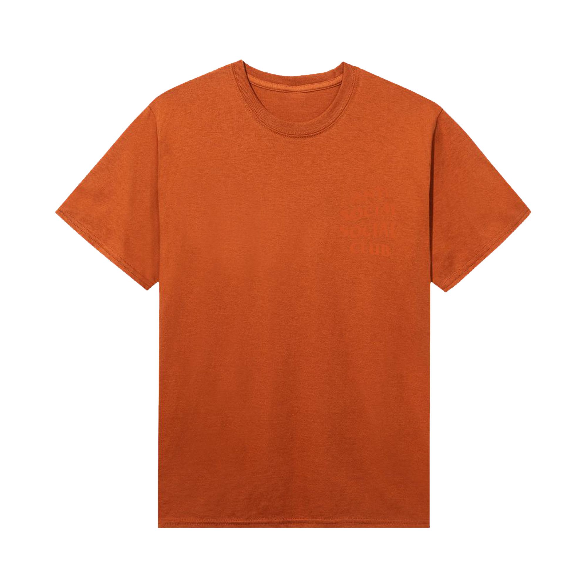 Size s Anti Social Social Club Analogous Tee Texas Orange