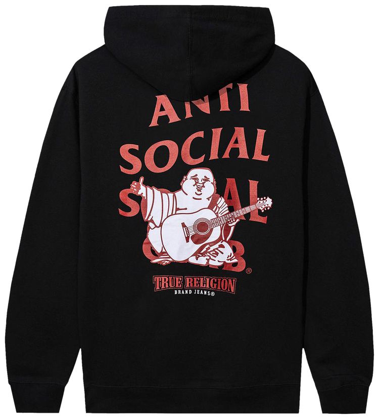 Anti Social Social Club x True Religion Anti Truth Premium Heavyweight Hoodie Black