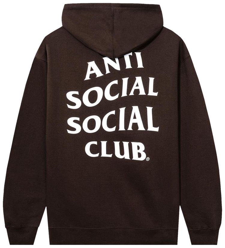 Anti Social Social Club Mind Games Hoodie Brown