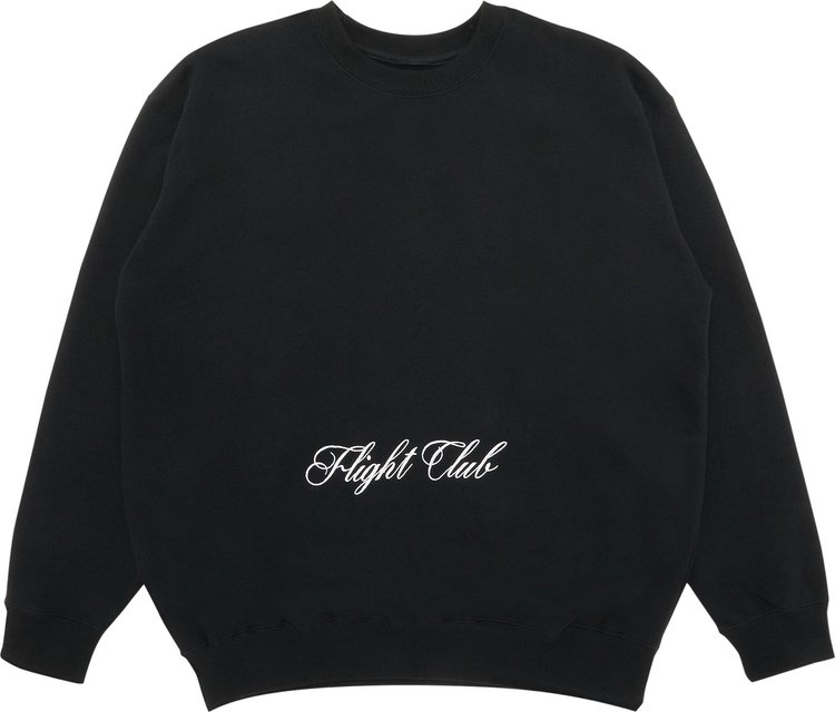 Flight Club Script Sweatshirt 'Black'