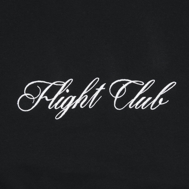 Flight Club Script Sweatshirt Black