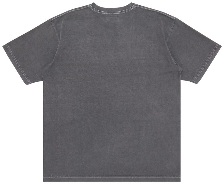 Flight Club Script T Shirt Washed BlackVelour Green