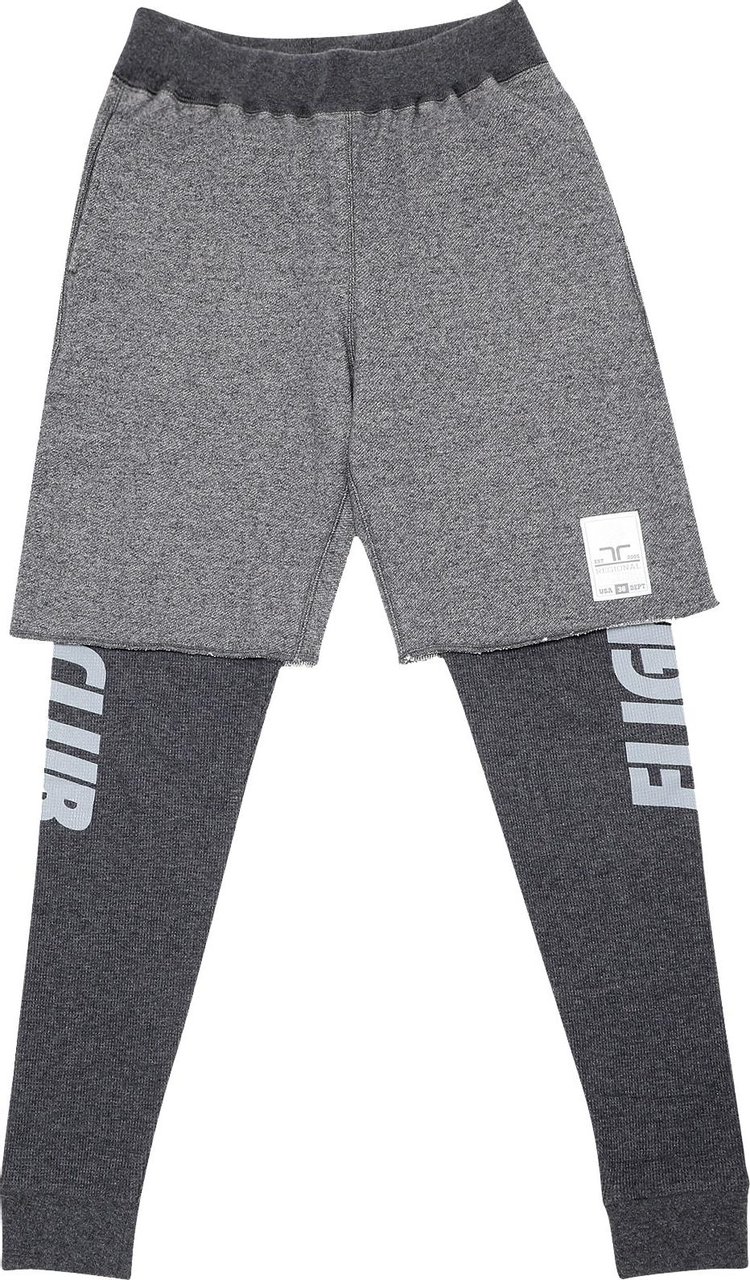 Flight Club Thermal Sweatpants Dark Grey