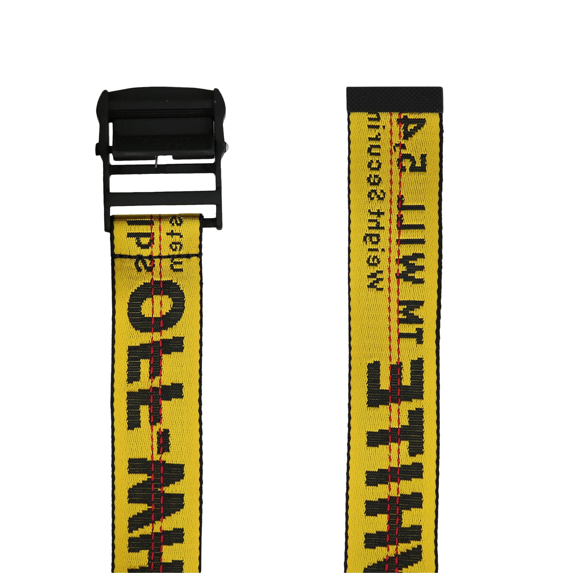 Buy Off White Classic Industrial Belt Yellow Black OMRB012E20FAB0011810 GOAT