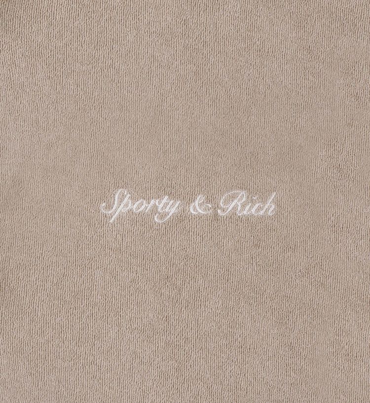 Sporty  Rich Syracuse Terry Polo ElephantWhite