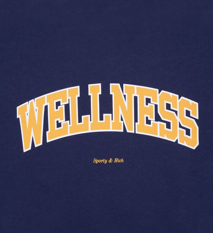 Sporty  Rich Wellness Ivy Crewneck NavyGold