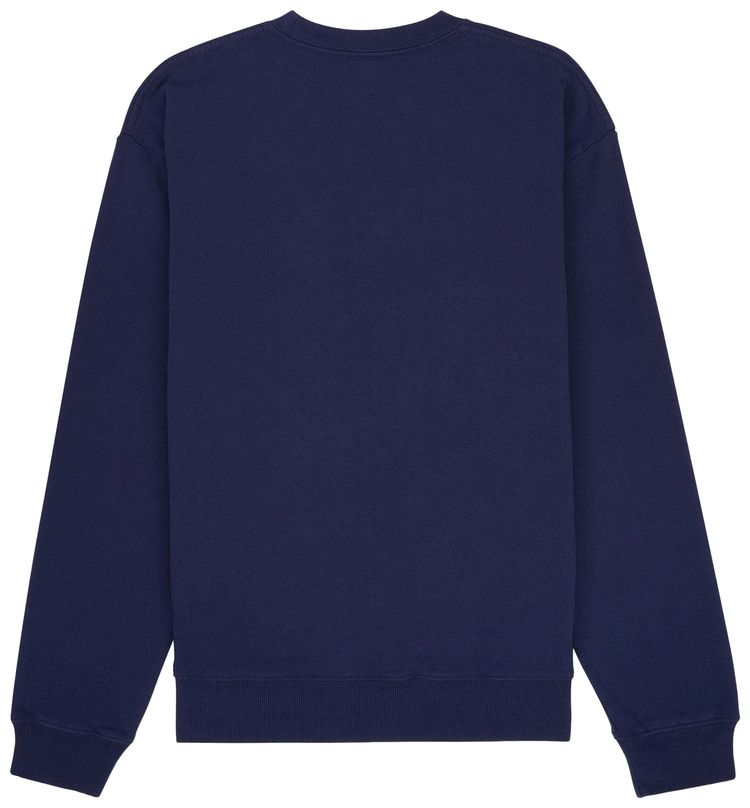 Sporty  Rich Wellness Ivy Crewneck NavyGold