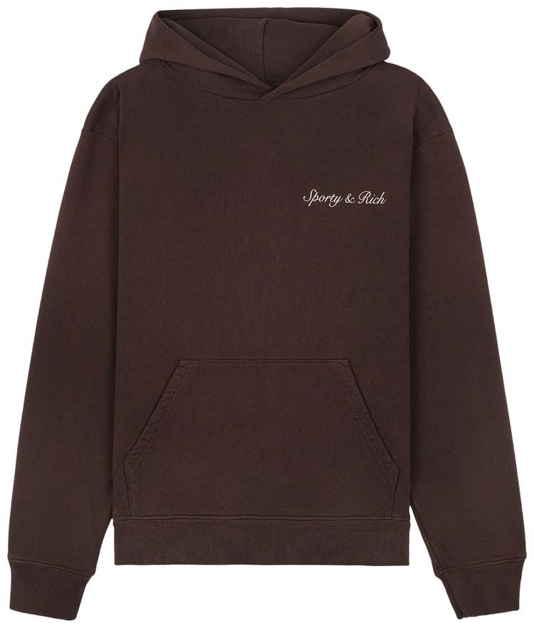 Sporty  Rich Syracuse Hoodie Chocolate