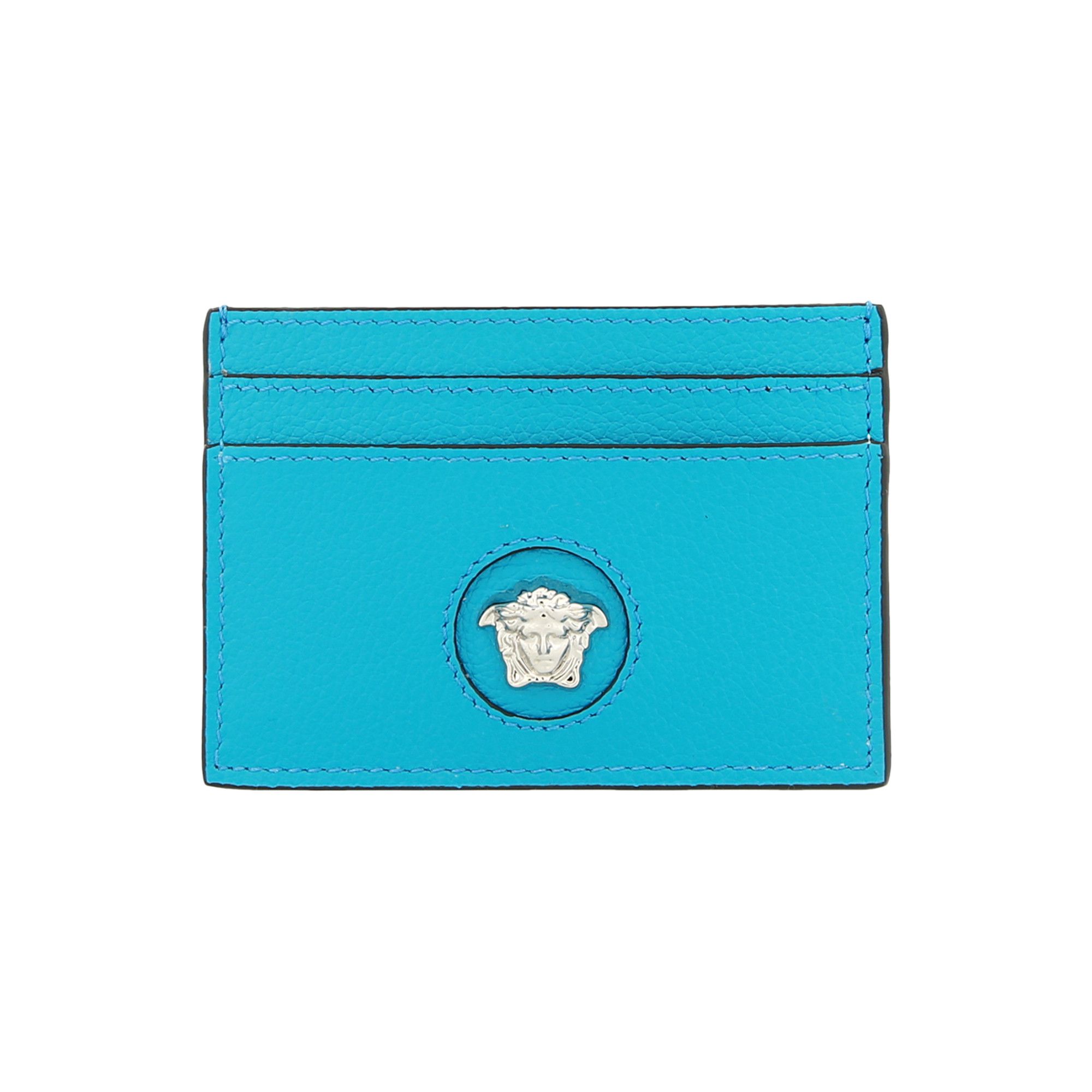 Buy Versace La Medusa Card Case 'Blue' - DP3I057 DVIT2T