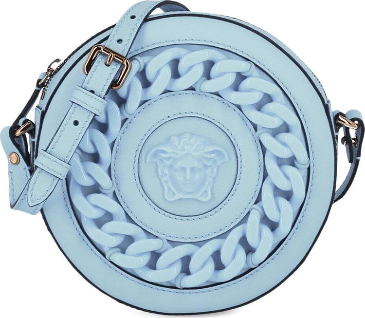 Versace La Medusa Round Camera Bag 'Ice Blue'