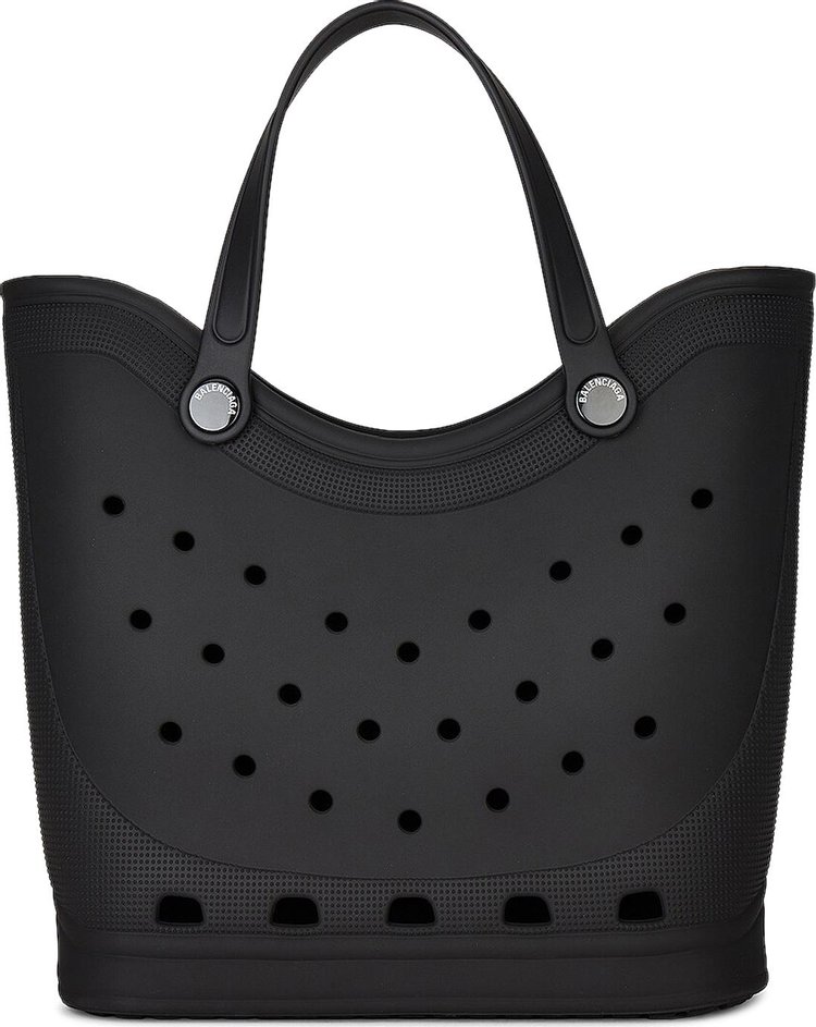 Balenciaga Crocs Tote Bag Black