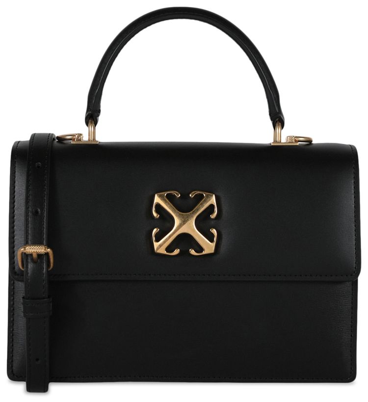 Off White Jitney 14 Top Handle Black