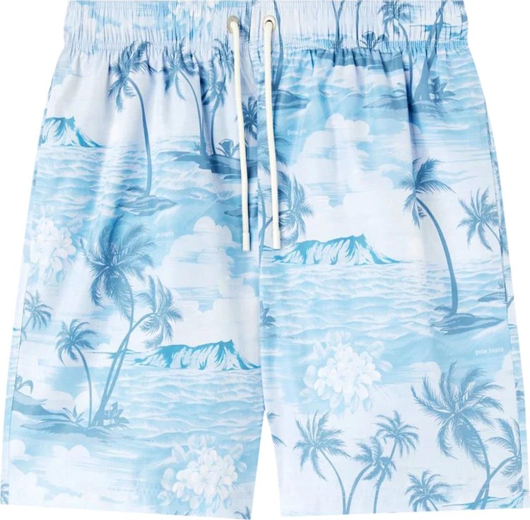 Palm Angels Sunset Swimshort 'Indigo Blue'