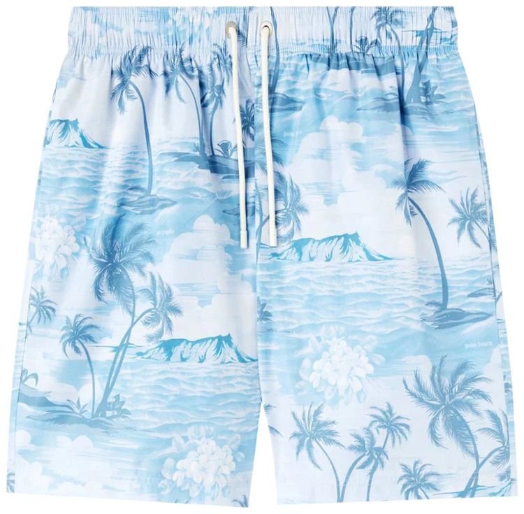 Palm Angels Sunset Swimshort Indigo Blue