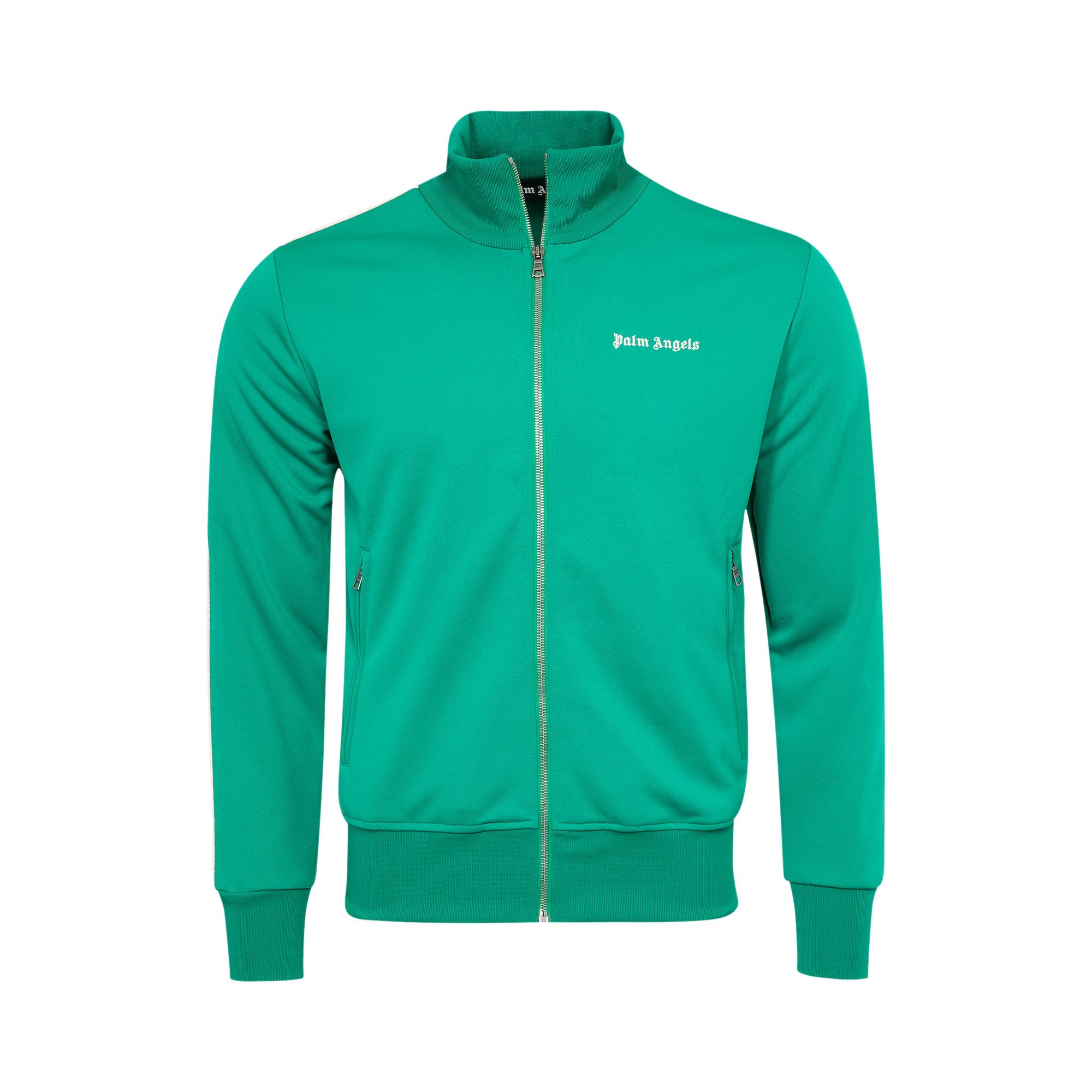 Palm angels green track suit clearance