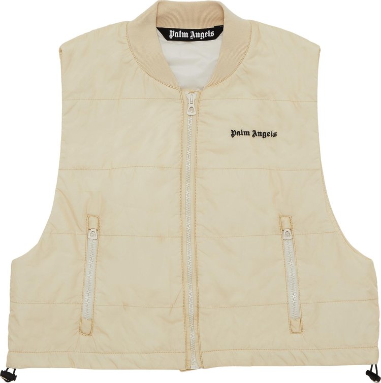 Palm Angels Classic Logo Vest Off White