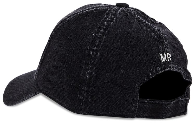 Martine Rose Signature Cap Washed Black