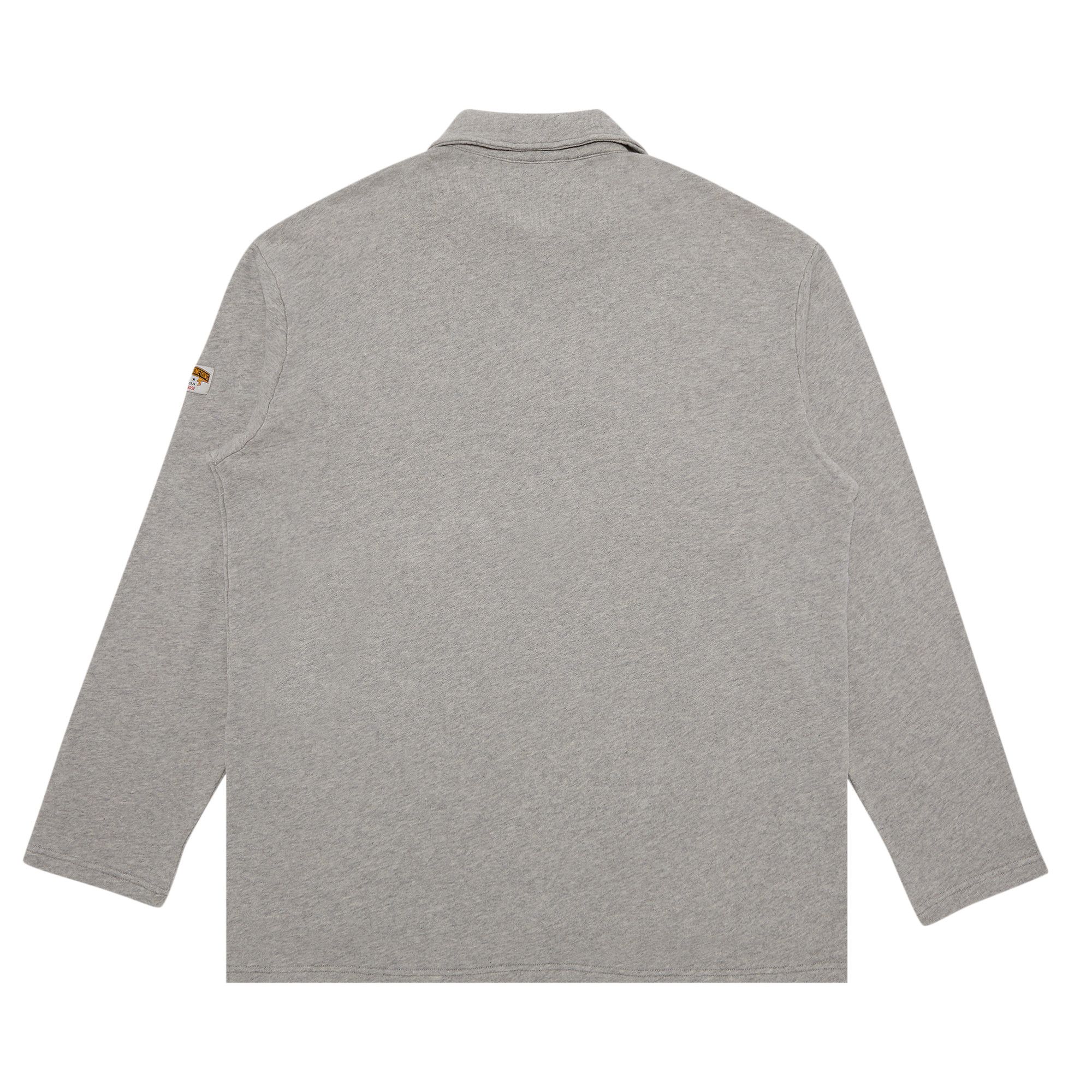 Buy Martine Rose Zip Up Polo 'Grey Marl' - MRSS24 632A GREY | GOAT