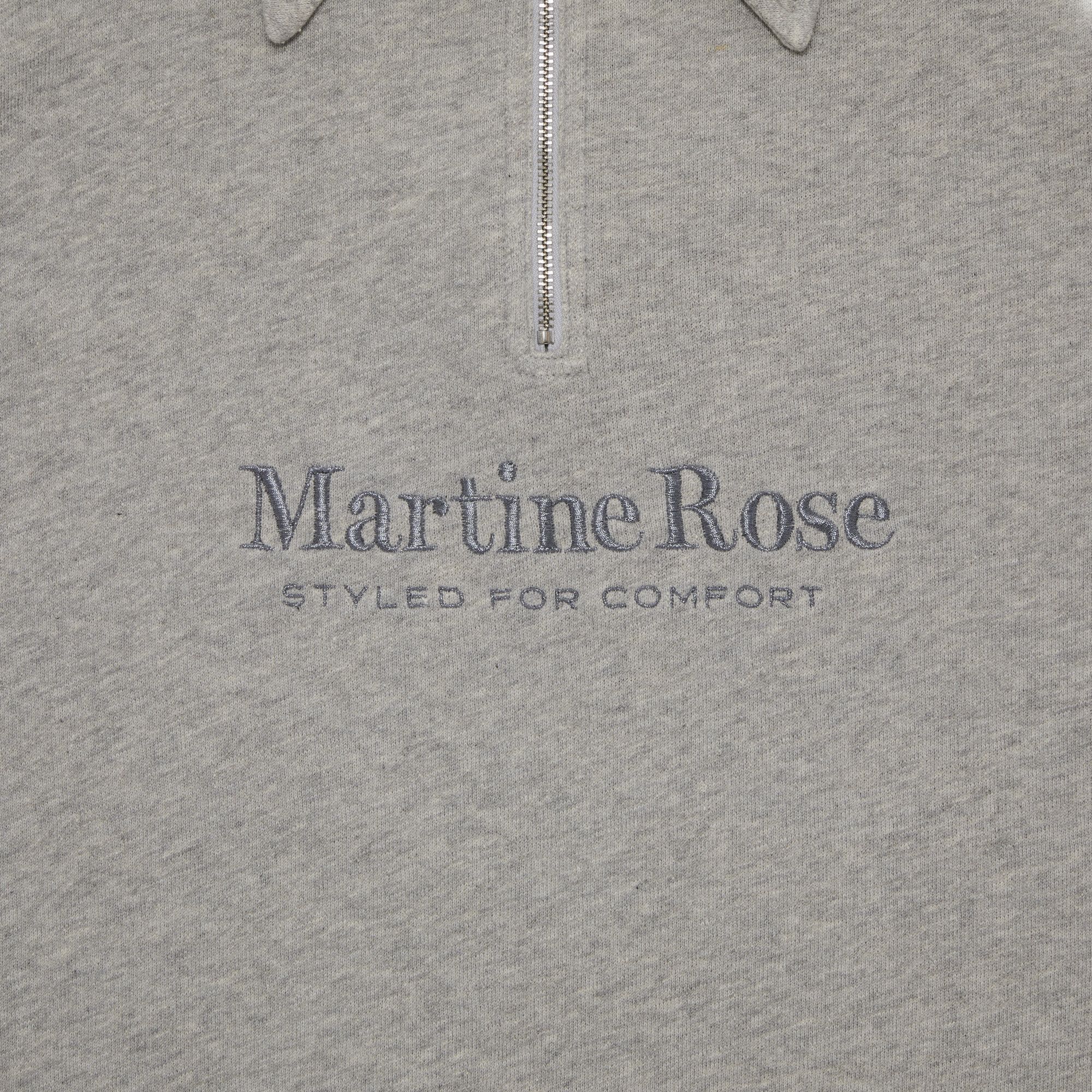 martine rose zip up polo ジップアップ　ポロ Martine Rose Zip Up Polo Blue/White Half Zips Martine Rose