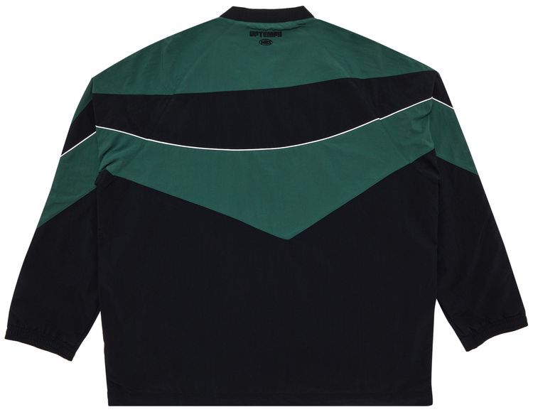 Martine Rose V Neck Track Top BlackGreen