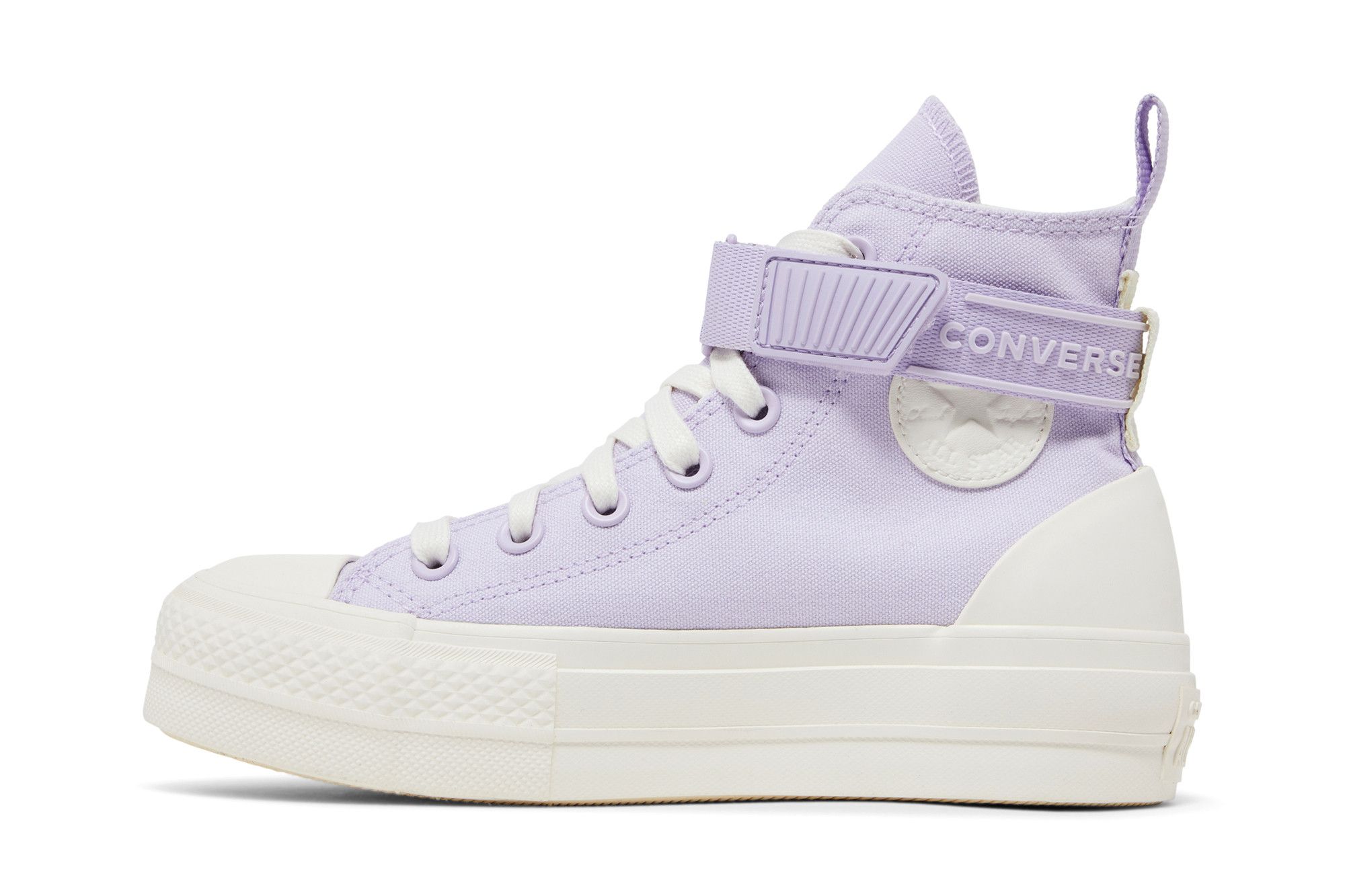 Buy Wmns Chuck Taylor All Star Lift Platform Utility Strap High Vapor Violet A05170C GOAT