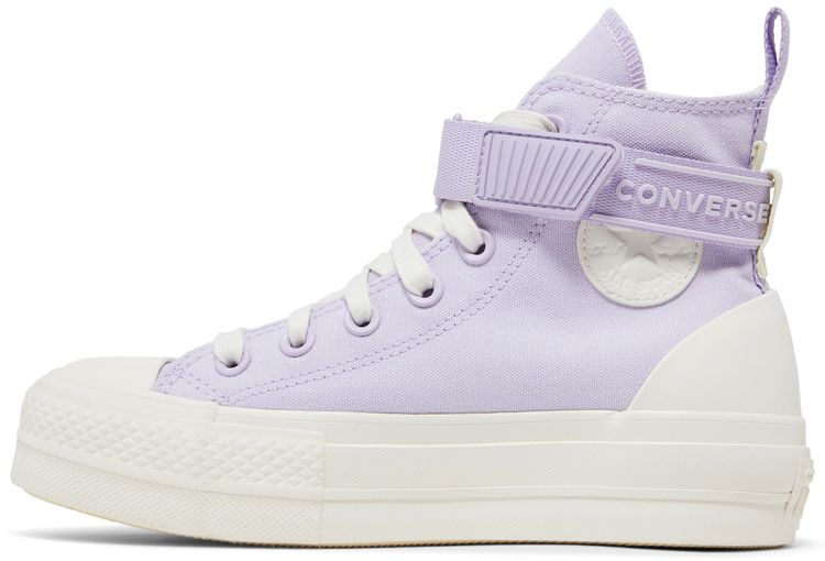 Converse Wmns Chuck Taylor All Star Lift Platform Utility Strap High Vapor Violet