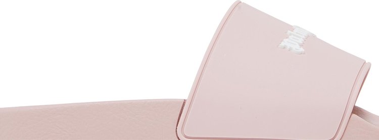 Palm Angels Wmns Pool Slider Essential Logo   Pink